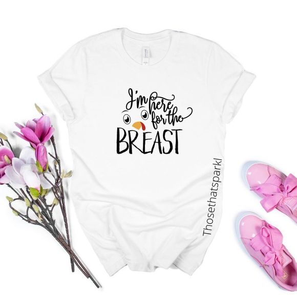 Funny Thanksgiving T-shirt, I will have the breast please Thanksgiving T-shirt, - Picture 1 of 5